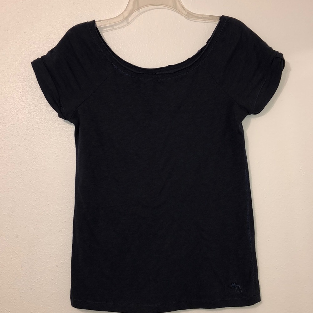Abercrombie & Fitch Navy Blue Top